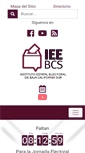 Mobile Screenshot of ieebcs.org.mx